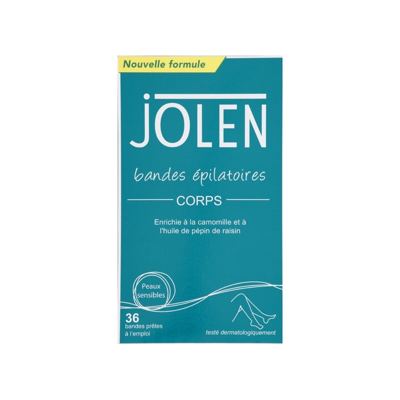 Jolen Bandes épilatoires Corps x 36