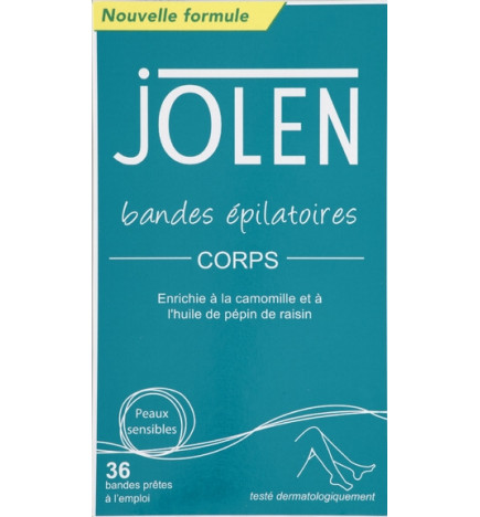 Jolen Bandes épilatoires Corps x 36
