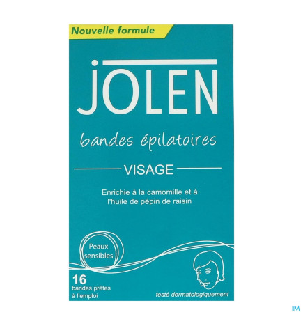 Jolen – Bandes Épilatoires Visage, x16