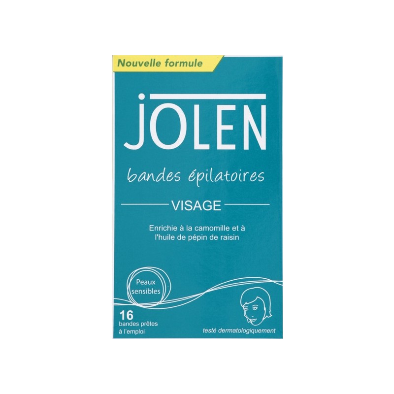 Jolen Bandes épilatoires Visage x 16