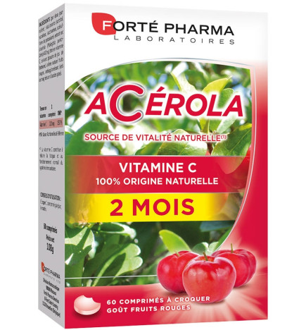 Forté Pharma énergie Acérola 60 Comprimés