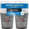 Vichy Homme Déodorant bille 48H anti-irritation 2 x 50 ml