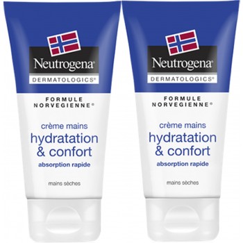 Neutrogena Crème Mains Hydratation & Confort 2 x 75 ml