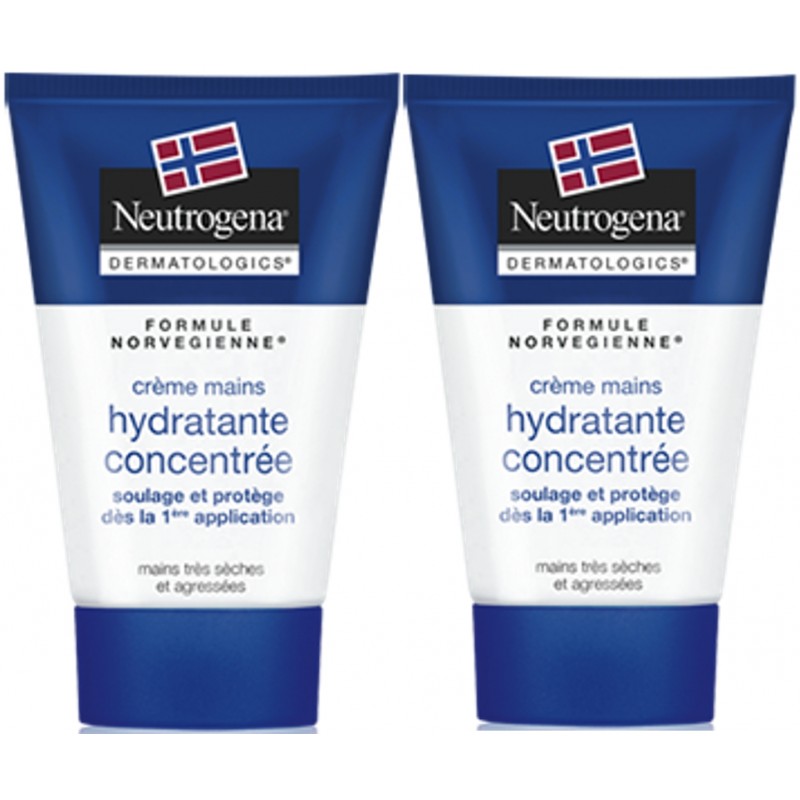 Neutrogena Crème Mains Hydratante Concentrée 2 x 50 ml