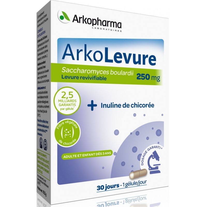 Arkopharma Arkolevure 250 mg 10 Gelules