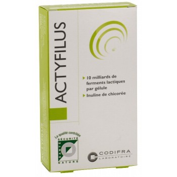 Codifra Actyfilus - Confort Intestinal 30 Gélules
