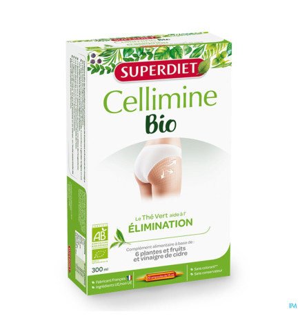 Super Diet – Cellimine minceur bio, 20 ampoules