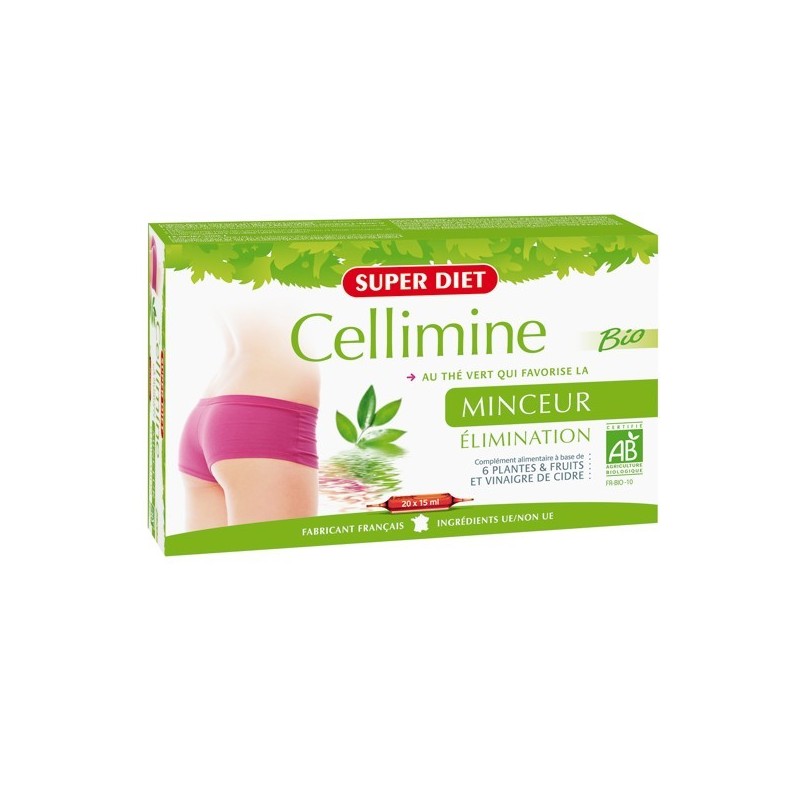 Super Diet Cellimine Minceur Bio 20 Ampoules