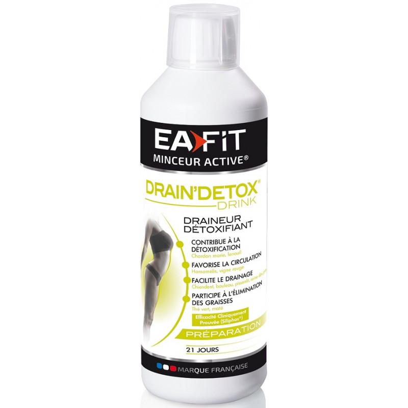 Eafit Minceur Active Drain'Detox Pêche 500 ml