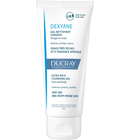 Ducray – Dexyane gel nettoyant surgras, 100 ml