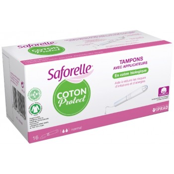 Saforelle Tampons Bio Avec Applicateurs Normal x 16