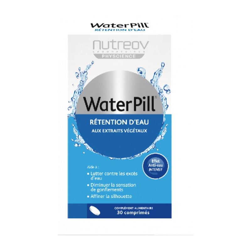 Nutreov Physcience WaterPill Rétentions D'eau 30 Comprimes