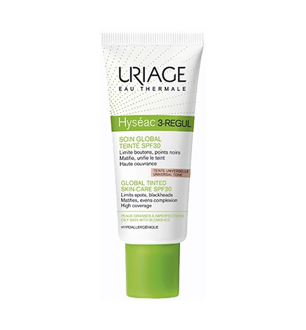 Uriage Hyséac 3-Regul Soin Global Teinté SPF 30 40 ml