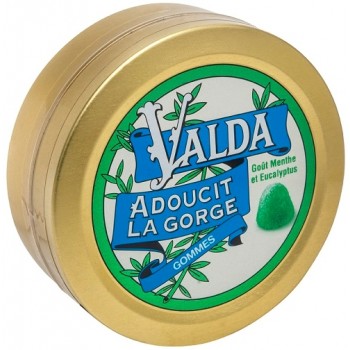 Valda Gommes Goût Menthe et Eucalyptus 50g