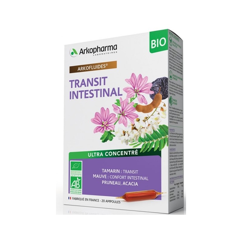 Arkopharma Arkofluides Transit Intestinal Bio 20 Ampoules