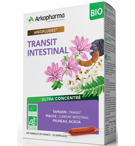 Arkopharma Arkofluides Transit Intestinal Bio 20 Ampoules