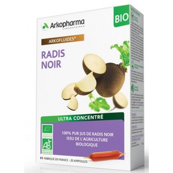 Arkopharma Arkofluides Radis Noir Bio 20 Ampoules