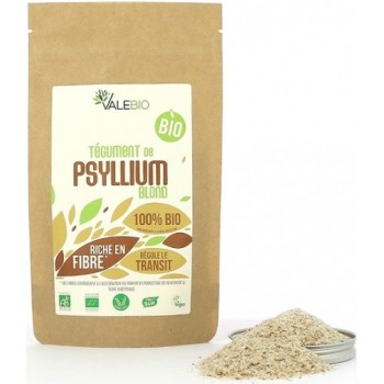 Valebio Tégument De Psyllium Blond Bio 120 g