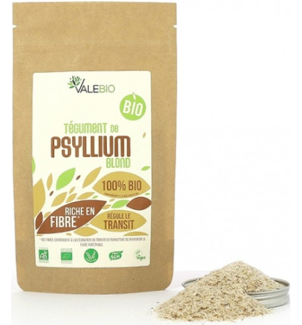Valebio Tégument De Psyllium Blond Bio 120 g