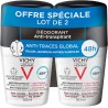Vichy Homme Déodorant Bille 48H Anti-Transpirant Anti-Traces Protection Chemise 2 x 50 ml
