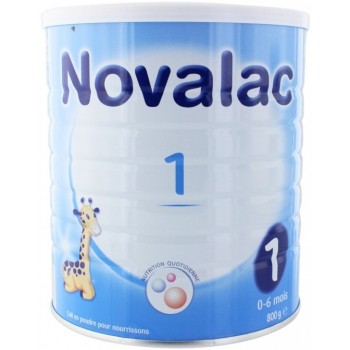 Novalac 1 Lait En Poudre Pour Nourrissons 0-6 Mois 800 g