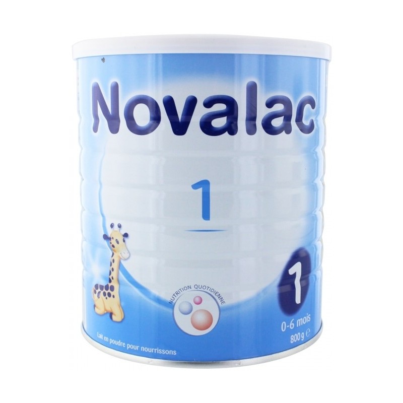 Novalac 1 Lait En Poudre Pour Nourrissons 0-6 Mois 800 g