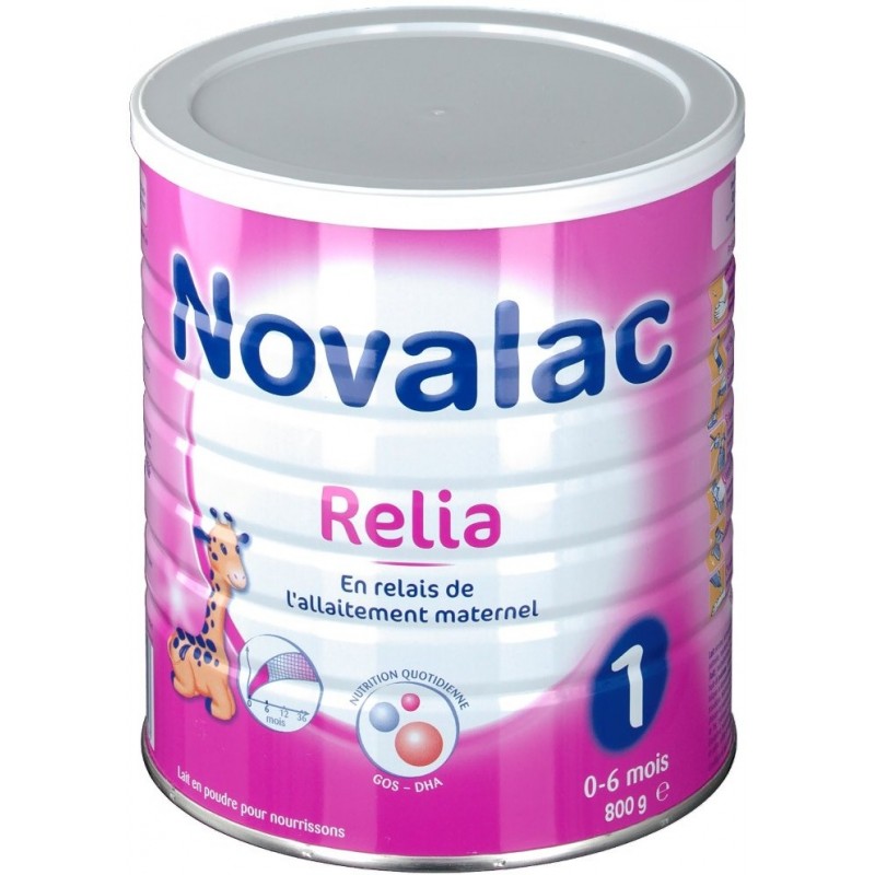 Novalac 1 Relia Lait 0-6 Mois 800 g