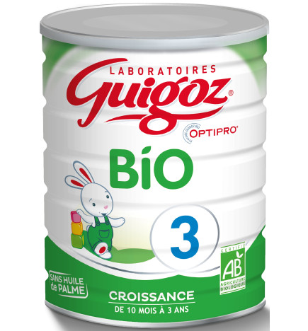 Guigoz 3 Bio Croissance 10 Mois à 3 Ans 800 g