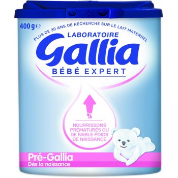 Gallia Bébé Expert Pré-Gallia Dès La Naissance Poids Inférieur à 2,8 Kg 400 g