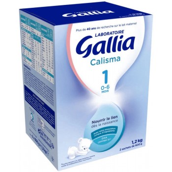 Gallia Calisma 1 Lait  0 à 6 Mois 3 Sachets de 400 g