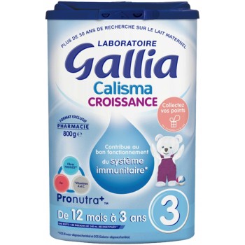 Gallia 3 Calisma Croissance Lait De 12 Mois à 3 Ans 800 g