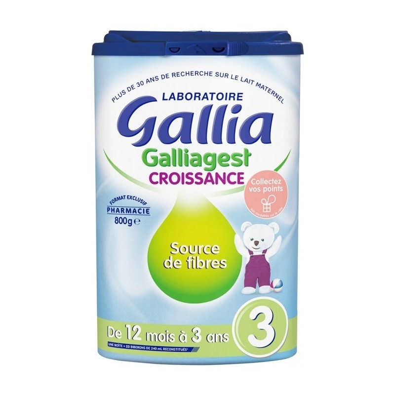 Gallia 3 Galliagest Croissance De 12 Mois à 3 Ans 800 g