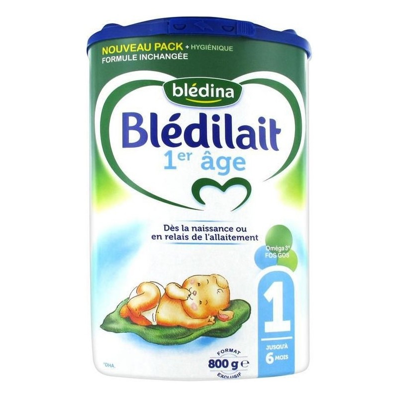 Blédina 1 Blédilait 1er âge Jusqu'à 6 Mois 800 g