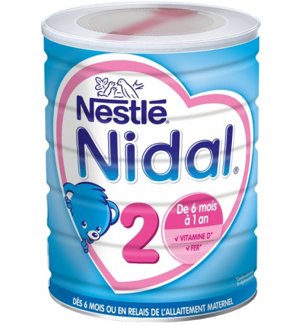 Nidal 2 De 6 Mois à 1 An 800 g