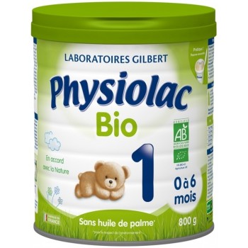 Physiolac 1 Bio 0 à 6 Mois 800 g