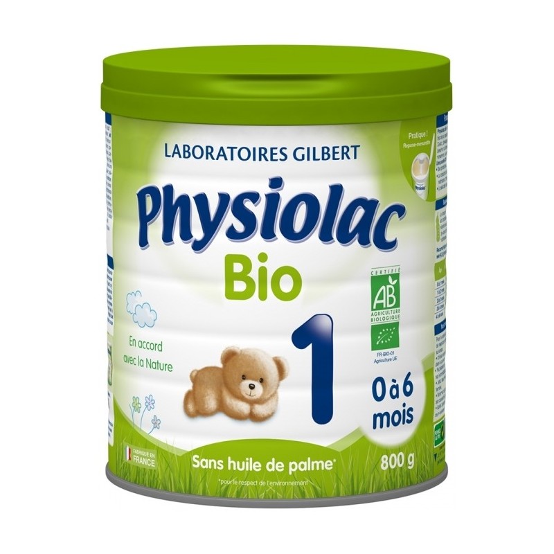 Physiolac 1 Bio 0 à 6 Mois 800 g