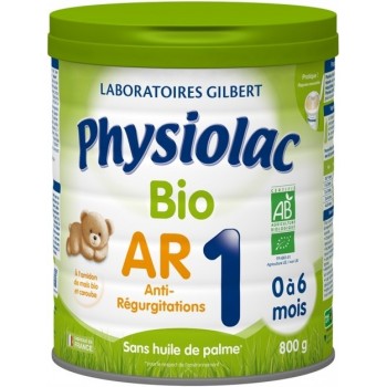 Physiolac 1 Bio AR 0 à 6 Mois 800 g