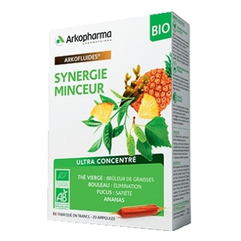 Arkopharma Arkofluides Synergie Minceur Bio 20 Ampoules