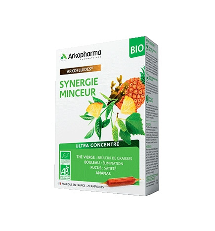 Arkopharma Arkofluides Synergie Minceur Bio 20 Ampoules