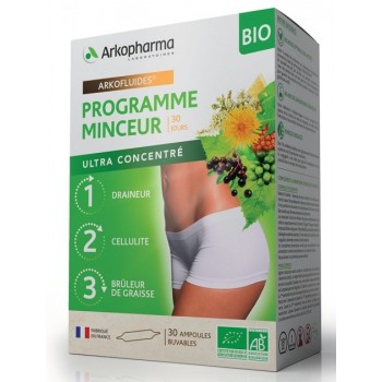 Arkopharma Arkofluides Programme Minceur Bio 30 Jours