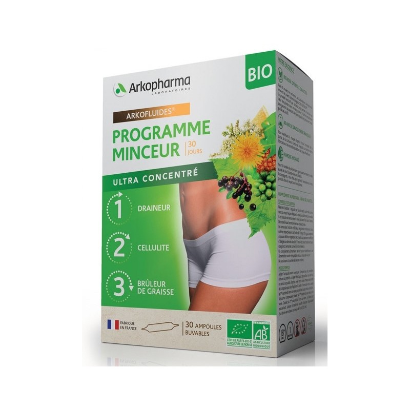 Arkopharma Arkofluides Programme Minceur Bio 30 Jours