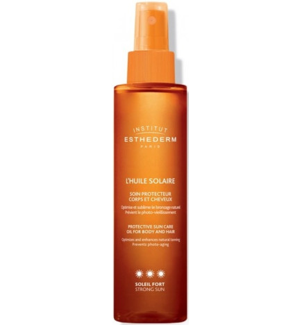 Esthederm L'Huile Solaire Soin Protecteur Corps Et Cheveux Soleil Fort 150 ml