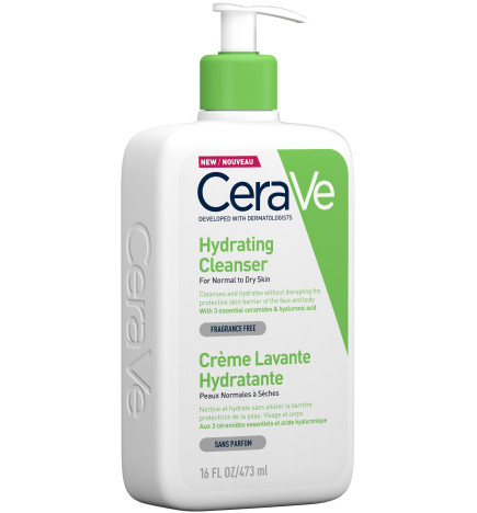 CeraVe Crème Lavante Hydratante 473 ml