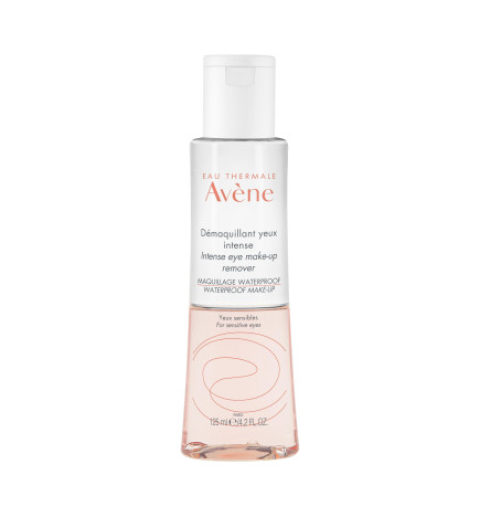 AVENE – Les Essentiels Démaquillant yeux intense waterproof yeux sensibles et porteurs de lentilles, 125 ml