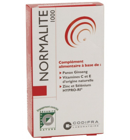 Codifra Normalité 1000 - Tonus & Vitalité 30 Gélules