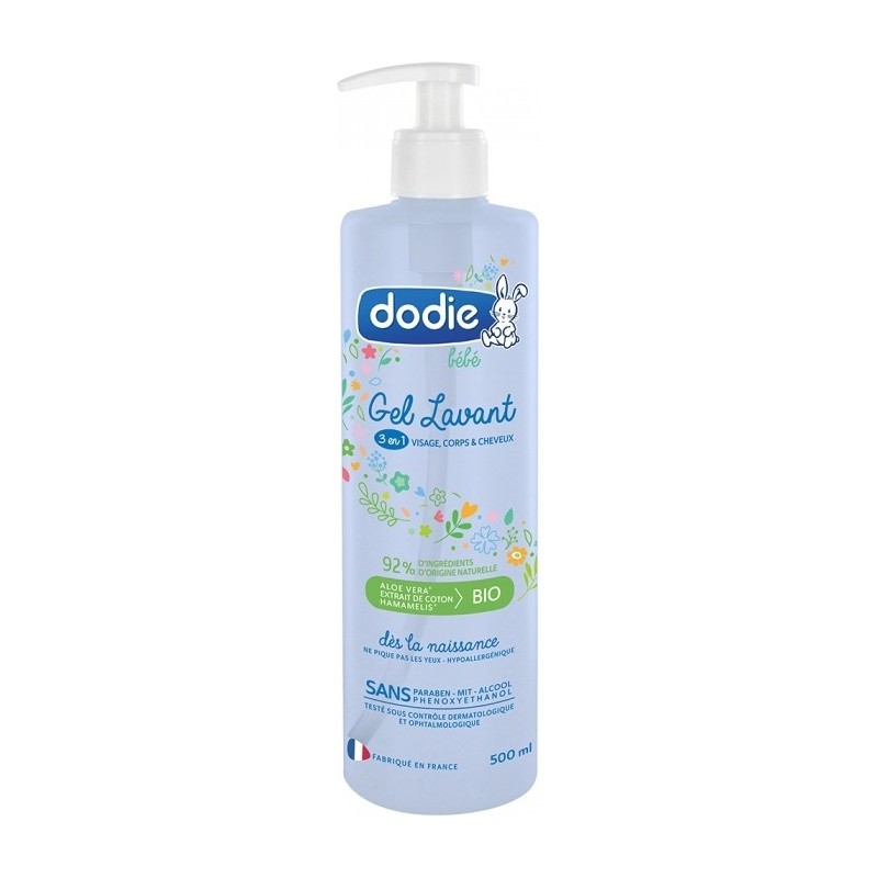 Dodie Bébé Gel Lavant 3 en 1 500 ml