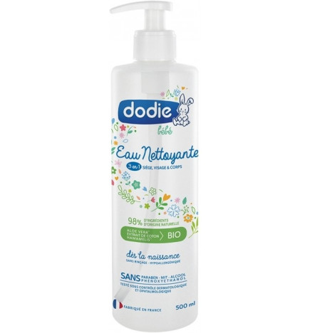 Dodie Bébé Eau Nettoyante 3 en 1 500 ml