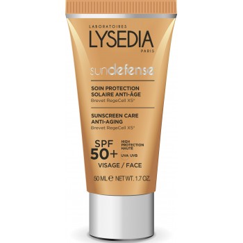 Lysedia Sundefense Protection Solaire SPF50+ Anti-âge 50 ml