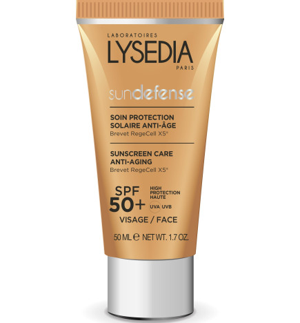 Lysedia Sundefense Protection Solaire SPF50+ Anti-âge 50 ml