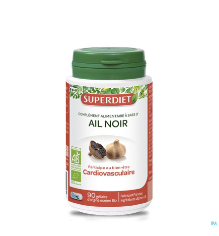 Super Diet – Ail noir bio, 90 gélules